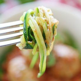 Zoodles with Meatballs