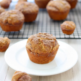 Cinnamon-Sugar Pumpkin Muffins