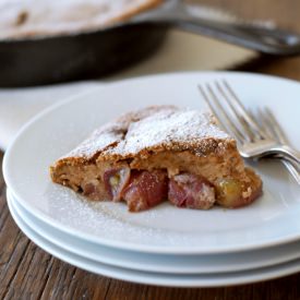 Pecan & Grape Clafouti