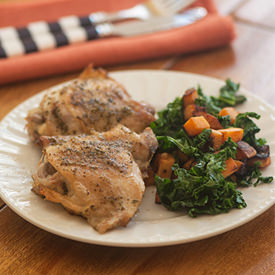 Perfectly Roasted Chicken Thighs