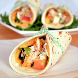 Apple Chicken Tacos w/ Pumpkin Mayo