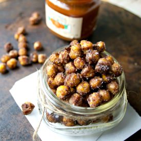Roasted Pumpkin Pie Chickpeas