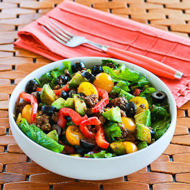 Baby Kale Paleo Taco Salad