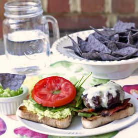 Grilled GF Bacon & Avocado Burgers