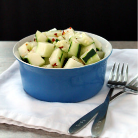 Spicy Ginger Cucumber Salad