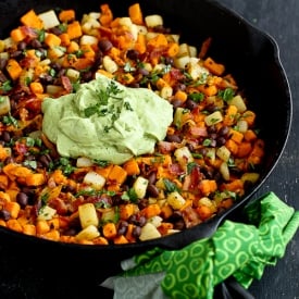 Sweet Potato Hash Avocado
