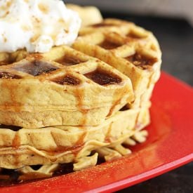 Puffy Pumpkin Waffles