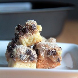 Coconut Caramel Cluster Bars
