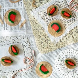 Watermelon Marzipans
