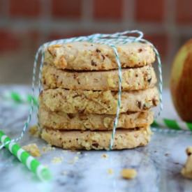 Apple Cheesecake Shortbread Cookies