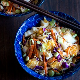 Asian Slaw with Red Chili Peanut
