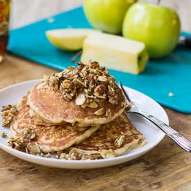 Whole Wheat Apple Pancakes