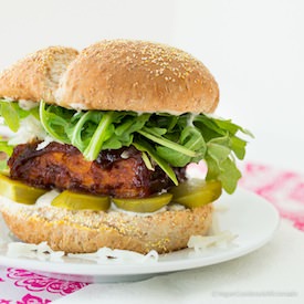 BBQ Tempeh Sandwich