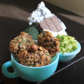 Zucchini Chocolate Chip Oatmeal Cookies