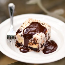 Ice Cream Brownie Cake