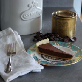 Chocolate Creme Fraiche Tart