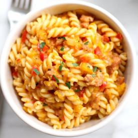 Mac and Cheese with Chorizo