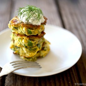 Dilled Zucchini Fritters