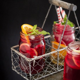 Beetroot Orange and Mint Juice