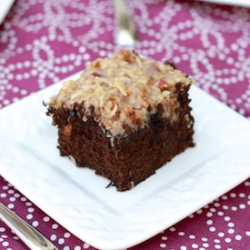 German Chocolate Sheet Cake