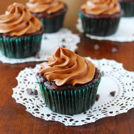 Chocolate Zucchini Cupcakes