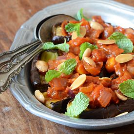 Eggplant with Tomato Compote