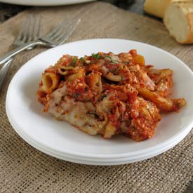 Crock Pot Baked Ziti