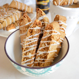 Pumpkin Hazelnut Biscotti