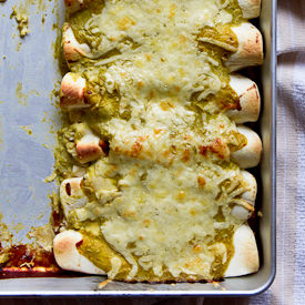 Hatch Chile & Chicken Enchiladas