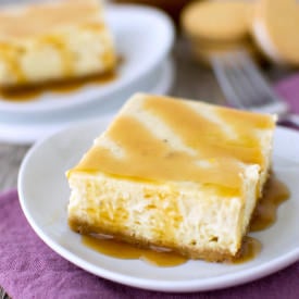 Banana Cheesecake Bars with Golden
