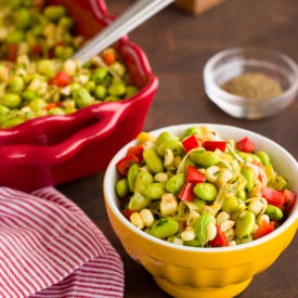 Edamame Succotash