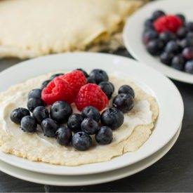 Homemade Corn Tortillas and Berries