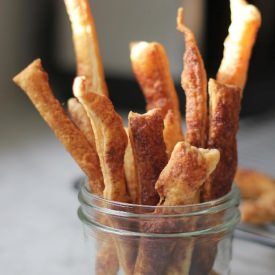 Cinnamon Sugar Pastry Dough Scraps