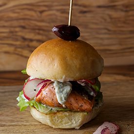 Salmon Sliders