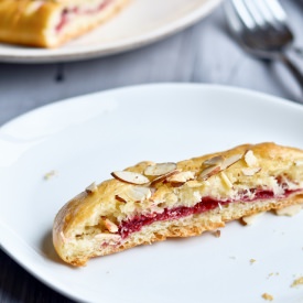 Raspberry-Almond Braided Bread