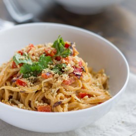 Thai Peanut Noodle Stir Fry