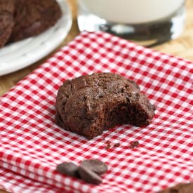 Whole Wheat Double Choc Cookies