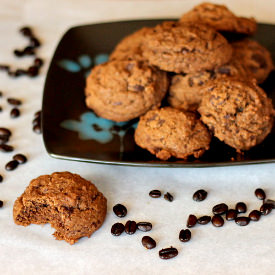 Dark Chocolate Espresso Cookies