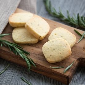 Rosemary Lemon Butter Cookies