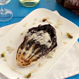 Grilled Radicchio with Gorgonzola