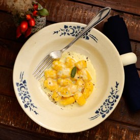 Pumpkin Gnocchi with Gorgonzola