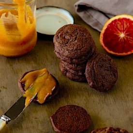 Chocolate Orange Brownie Cookies