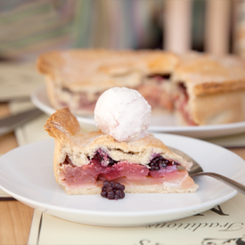 Apple and Blackberry Pie