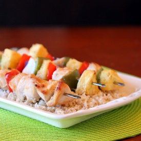 Sweet and Sour Chicken Skewers