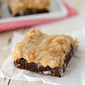 German Chocolate Brownies