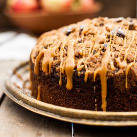 Apple Spice Streusel Cake