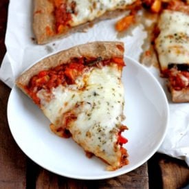 WW Pizza with Spicy Veg Sauce