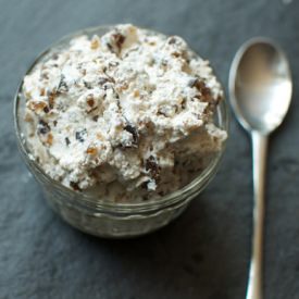 Coffee Fluff with Chocolate Flakes