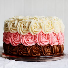 Original Neapolitan Rose Cake