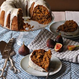 Bourbon Vanilla Fig Bundt Cake